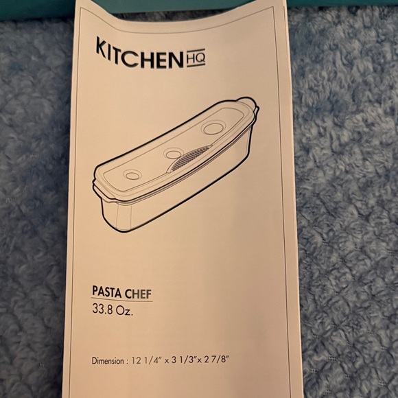 Kitchen HQ-Teal Pasta Chef Cooker/Container - Picture 2 of 6